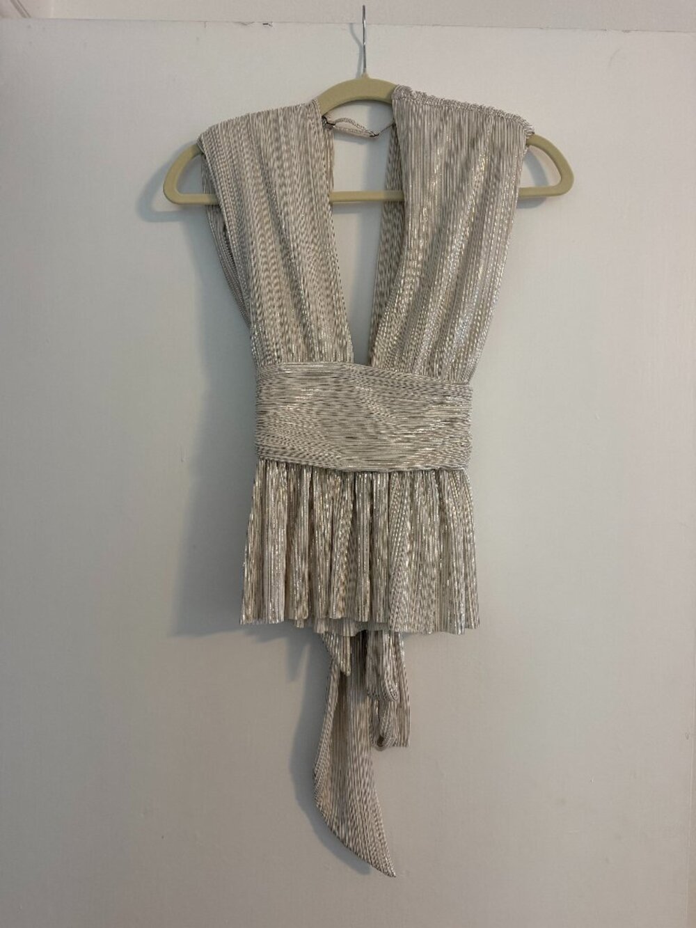 Sabina Musayev Shelby Top — Off White